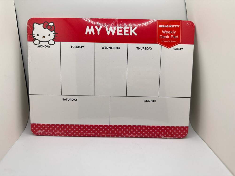 Hello Kitty Weekly Calendar - Picture 1 of 2